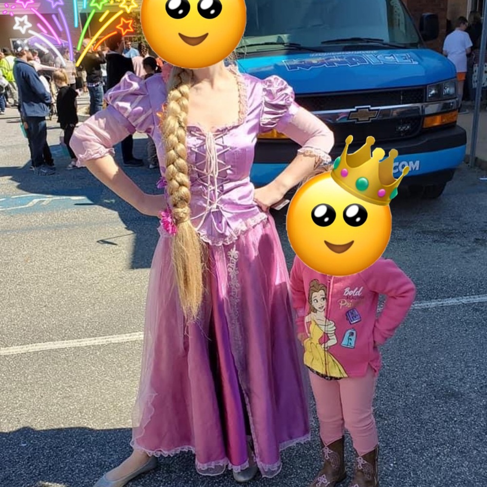 Rapunzel 2 piece dress costume